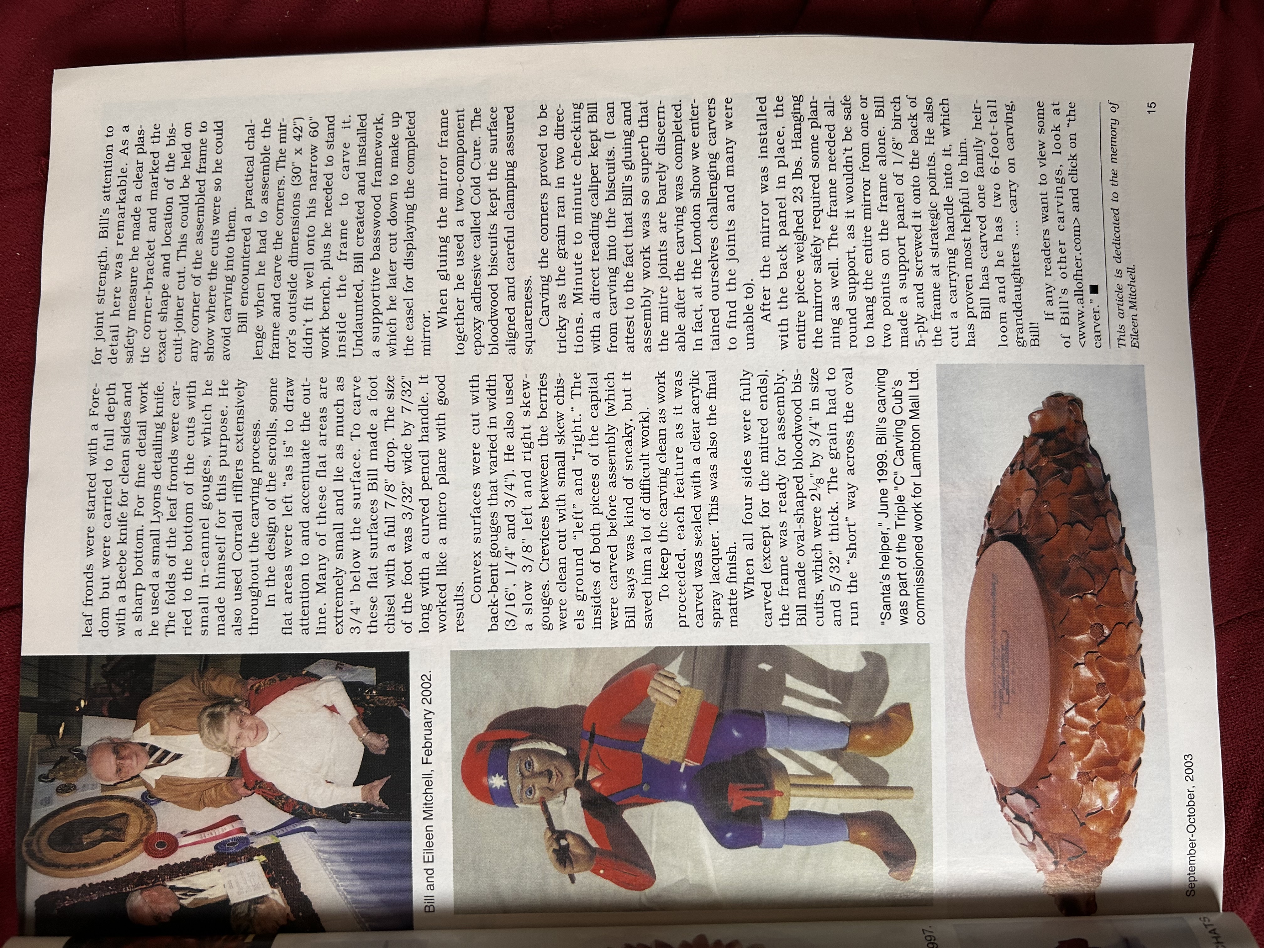 Bill Mitchell's Carvings