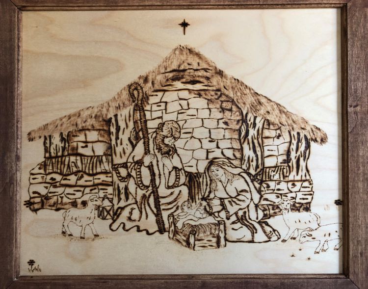 Mary Insley's Carving